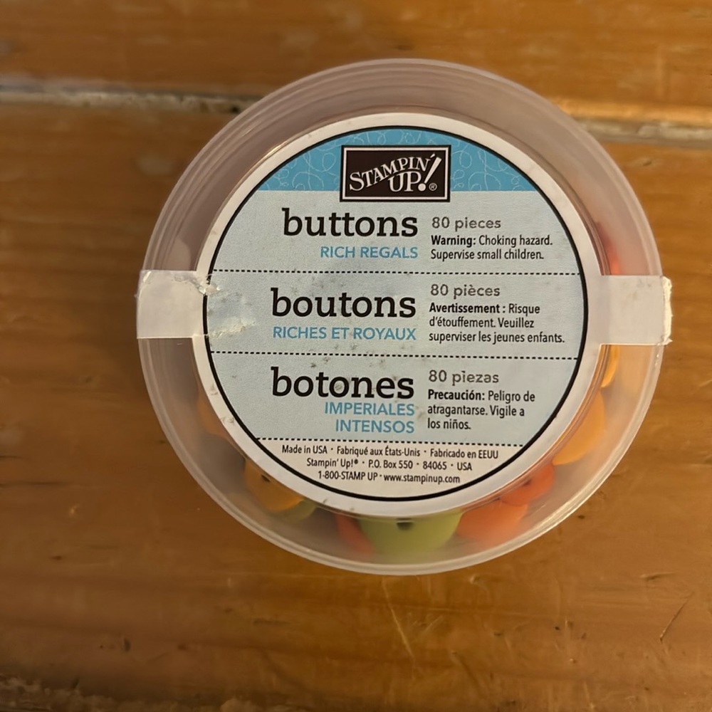 Stampin’Up buttons